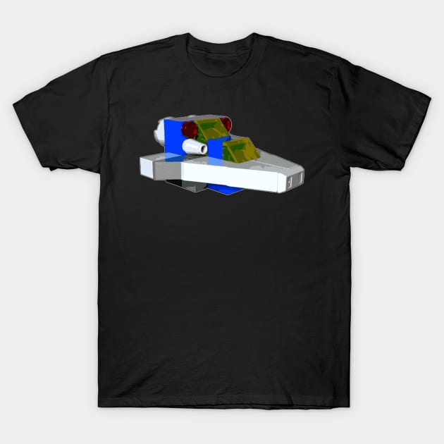 Brick Creations - Galaxy Explorer T-Shirt by druscilla13